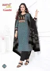 Gamthi Vol 11 By Aarvi Kurti With Pant And Dupatta Wholesale Suppliers In India